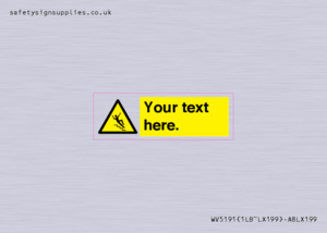 Custom Slippery Stairs Sign